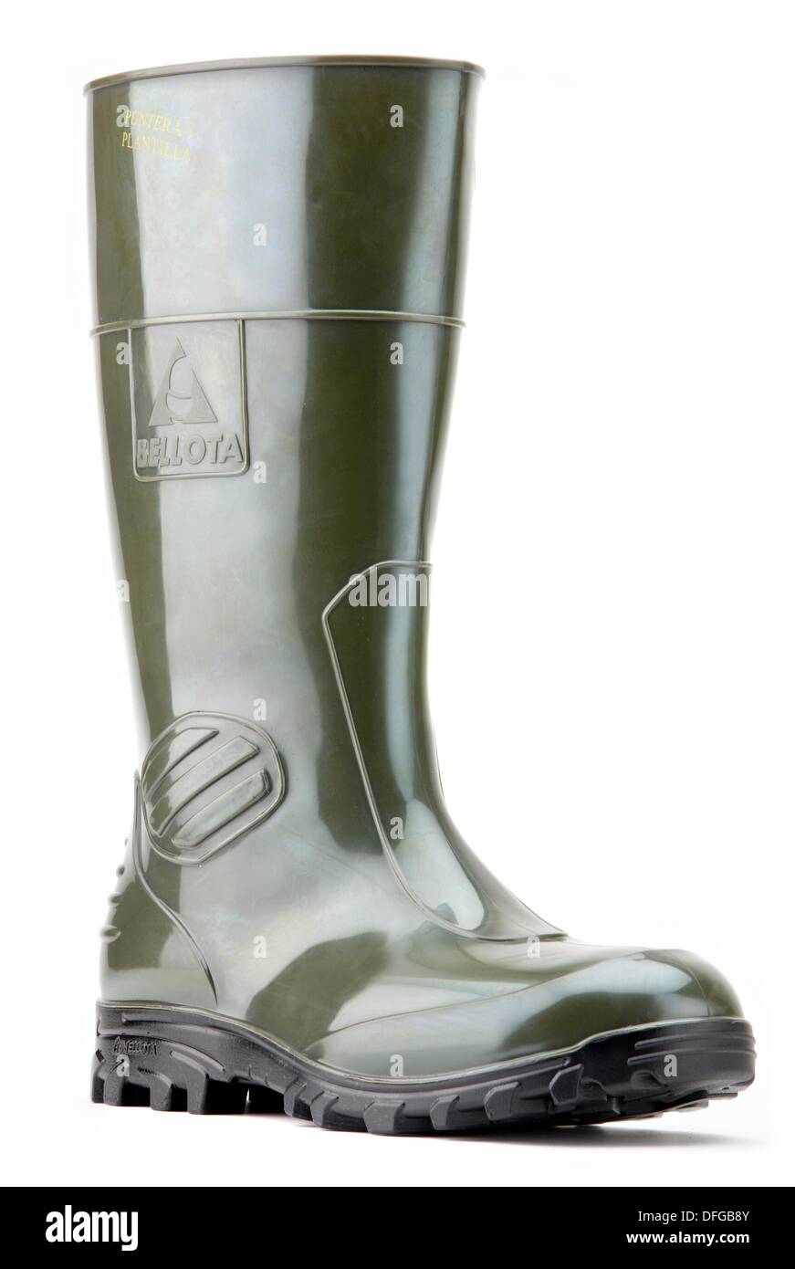 Rubber boot, PPE (Personal Protective Equipment), safety boot Stock