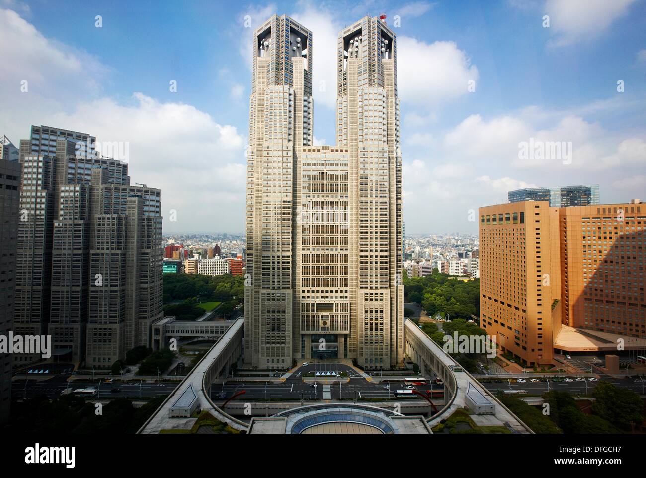 Tokyo Metropolitan Government building, Shinjuku district, Tokyo, Japan Stock Photo