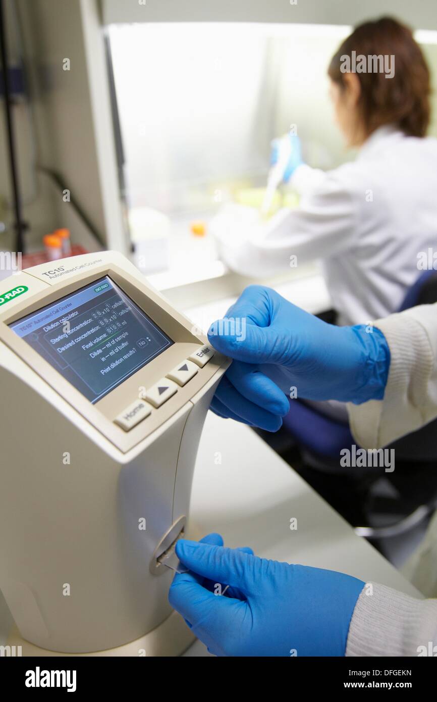 Cell counter, counting and viability of cell line, Cell Culture
