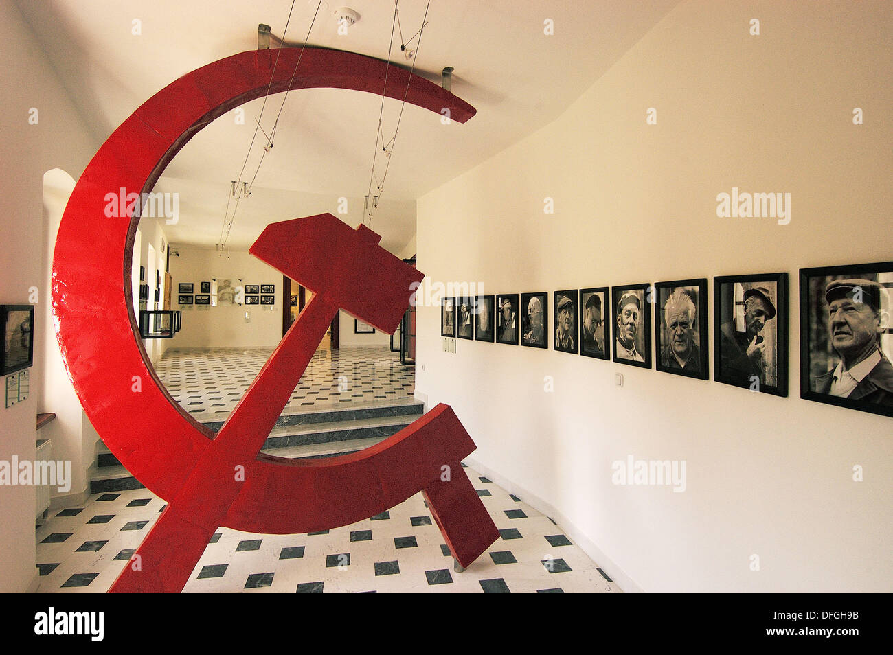 Exhibition about Communism. Idrija. Slovenia Stock Photo