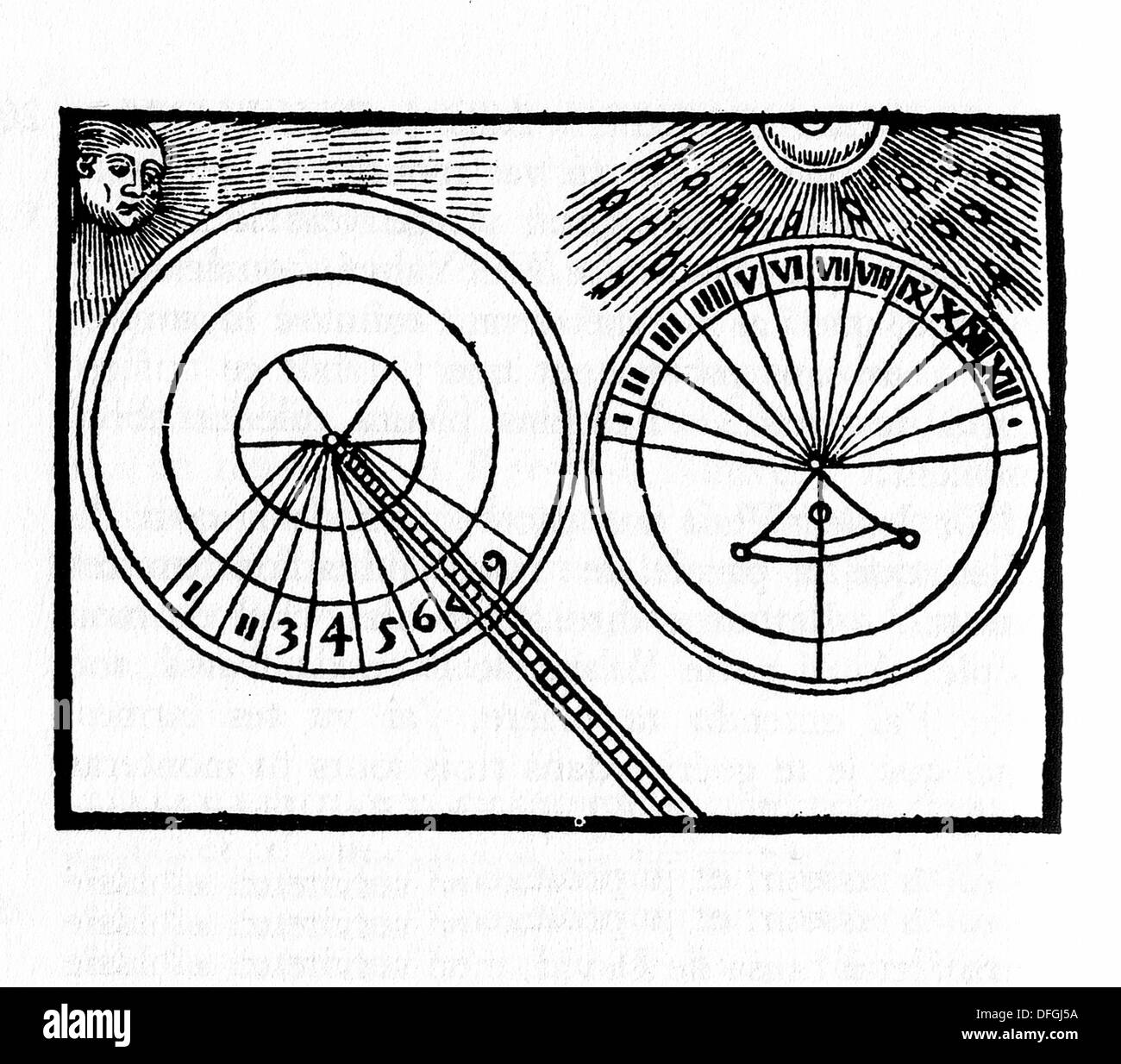 Sundial paris Cut Out Stock Images & Pictures Alamy