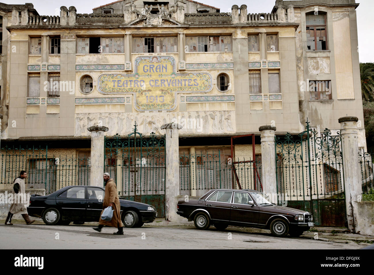 ´Gran Teatro Cervantes´ in ruins. Tanger. Morocco Stock Photo Alamy