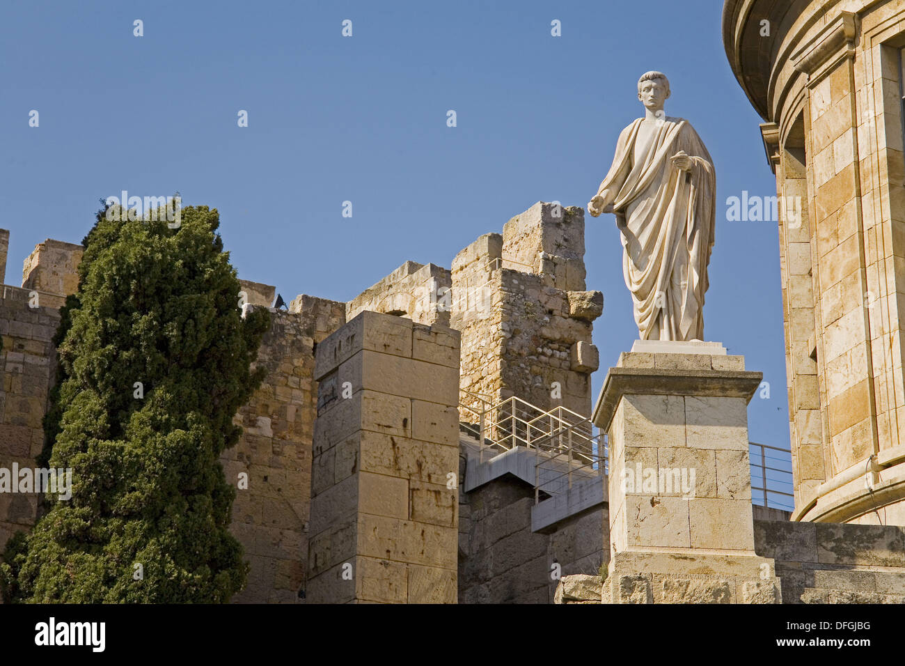 Roman Forum and Archaeological Museum, Tarragona. Catalonia, Spain