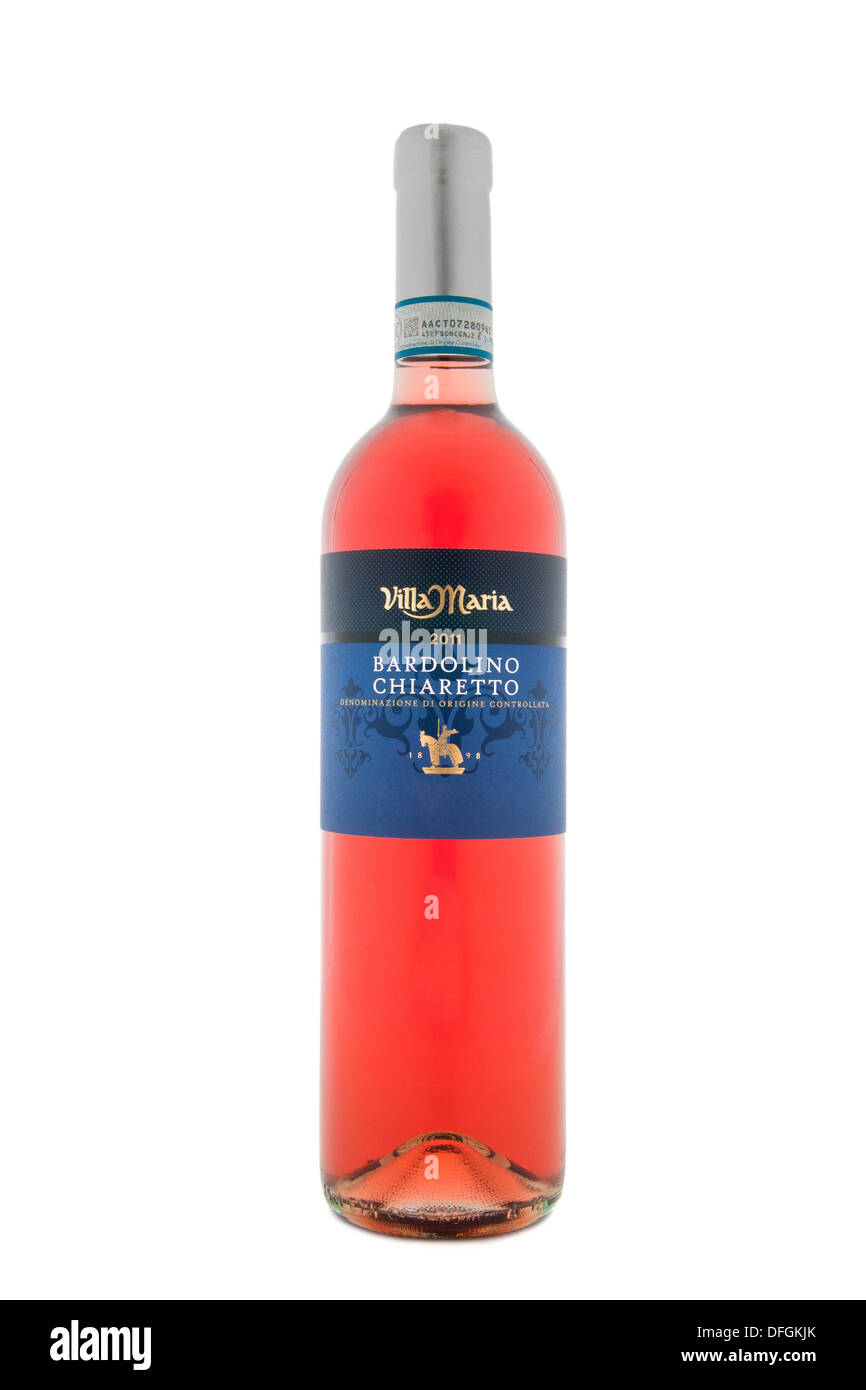 Bottle of rose wine Stock Photo Alamy