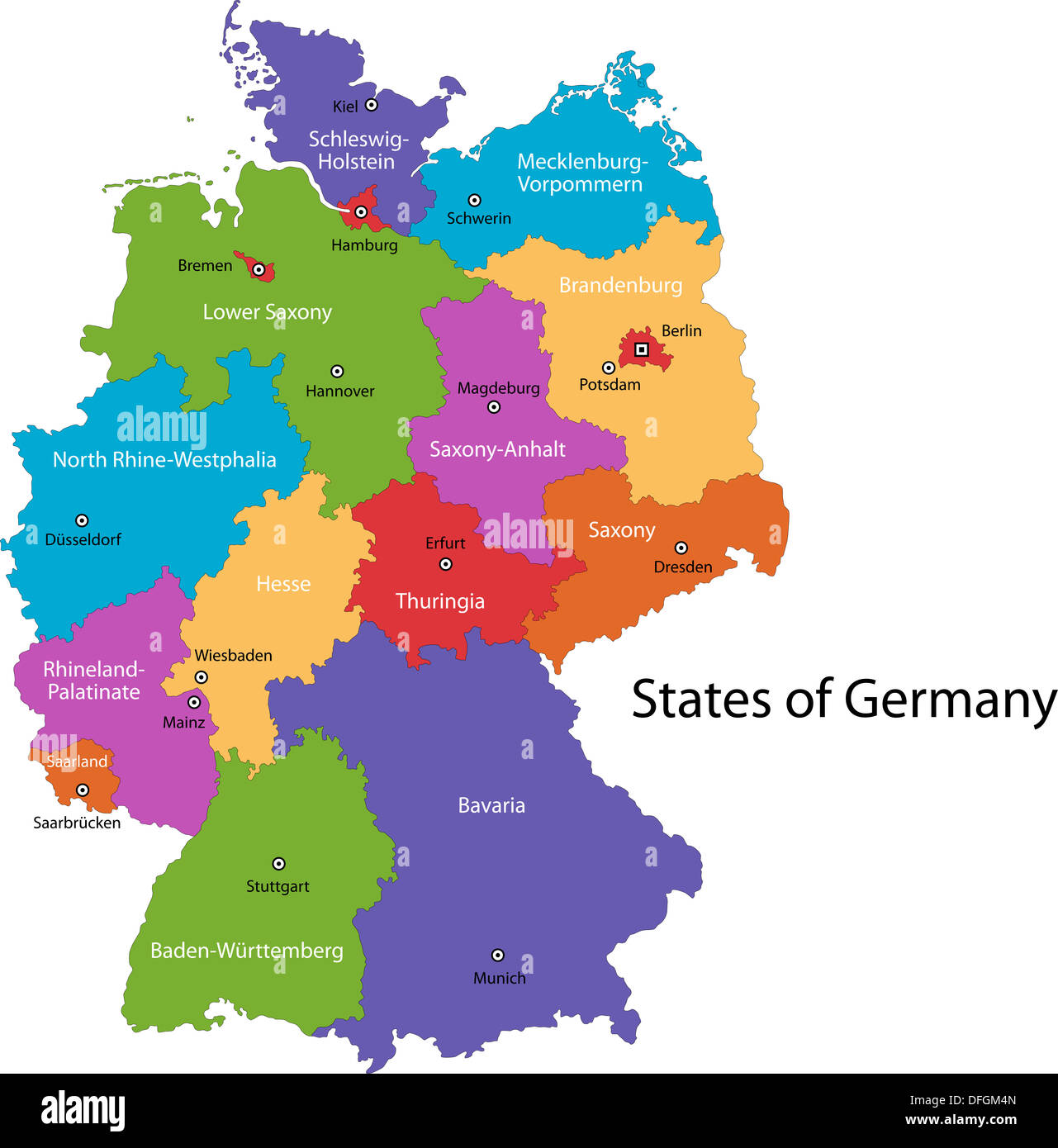 Berlin germany map central berlin hires stock photography and images