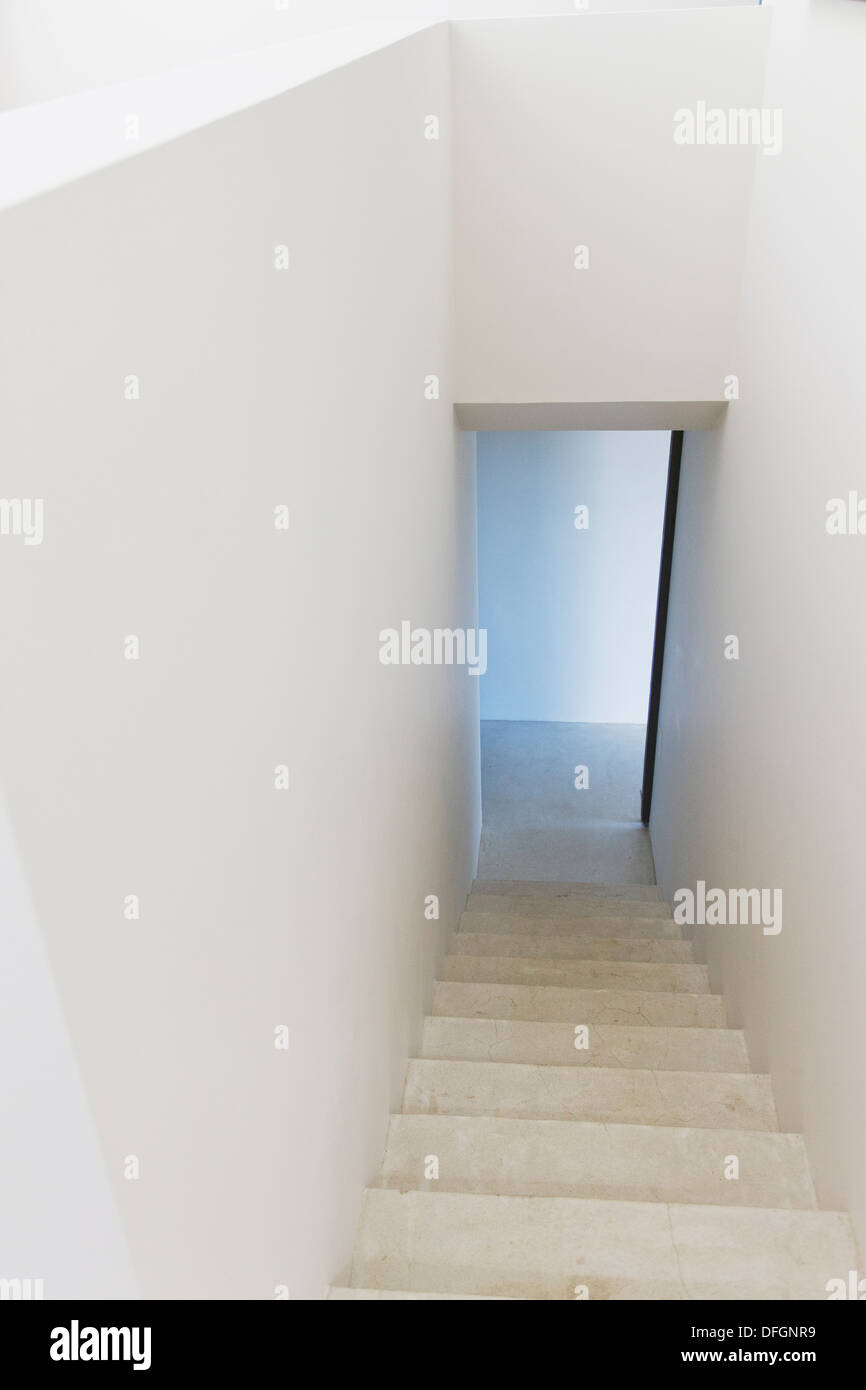 Staircase and doorway of modern house Stock Photo