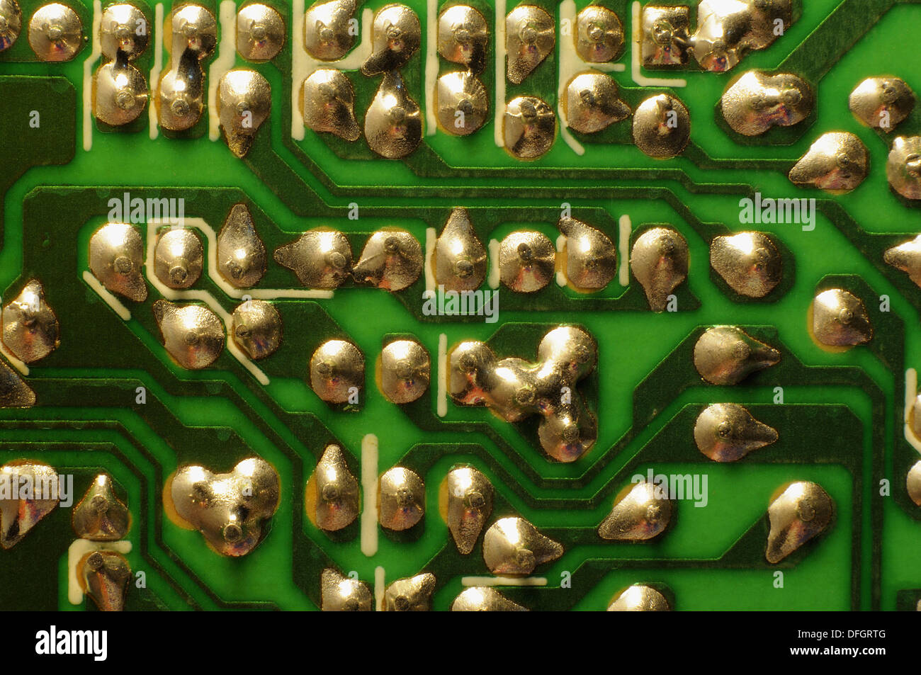 Solder, circuit board Stock Photo Alamy