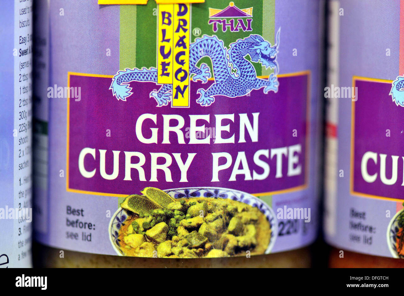 Green curry paste Stock Photo Alamy