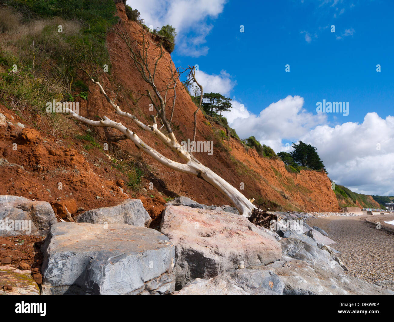 Devon coast erosion hi-res stock photography and images - Alamy