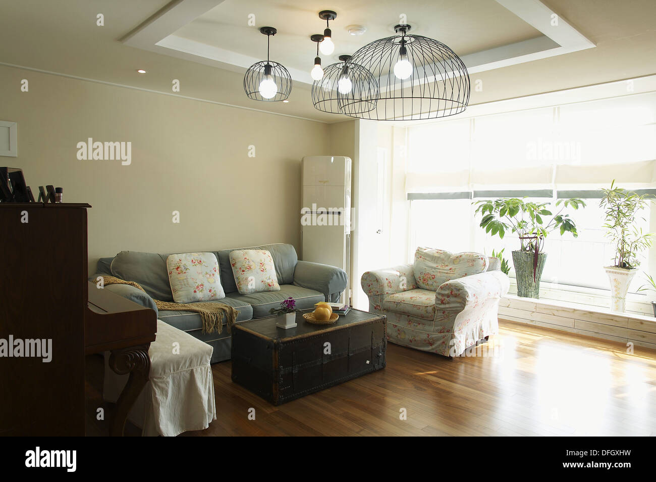 Living Room At Home Seoul South Korea Stock Photo