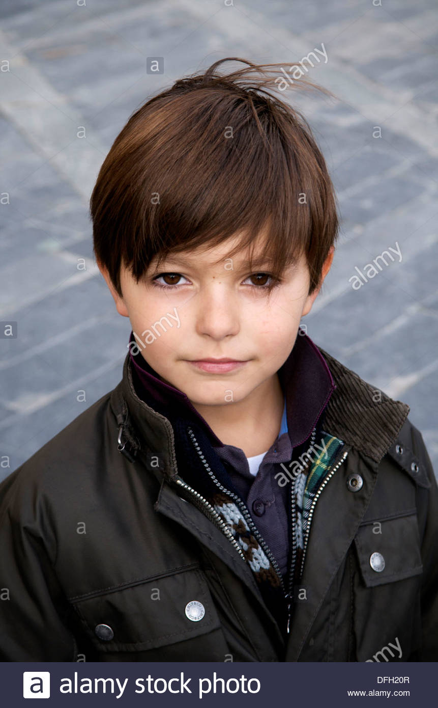 6 Years Old Spanish Boy Portrait Stock Photo 61225719 Alamy
