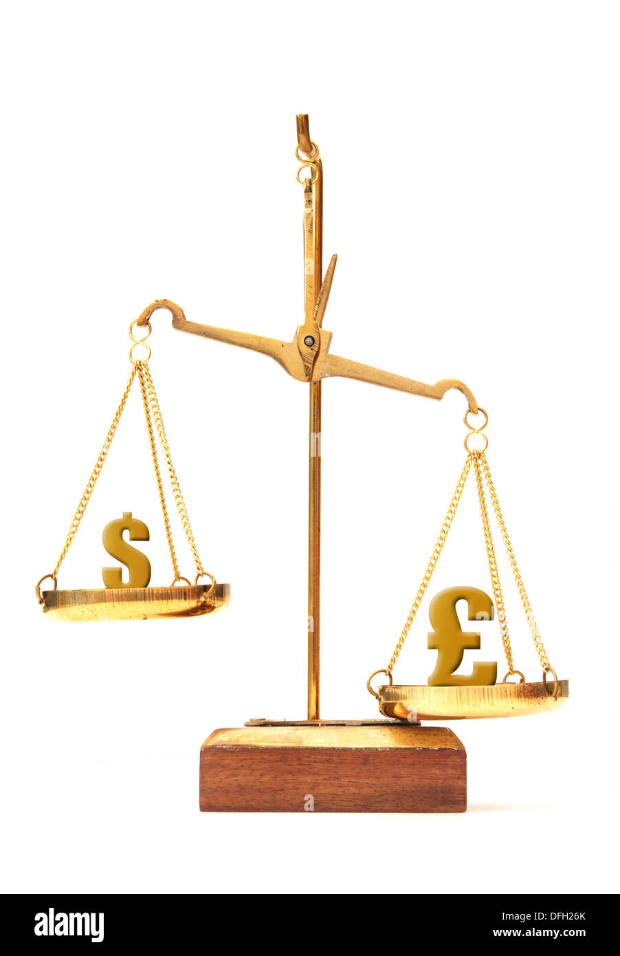 Currency exchange pound and dollar Stock Photo Alamy