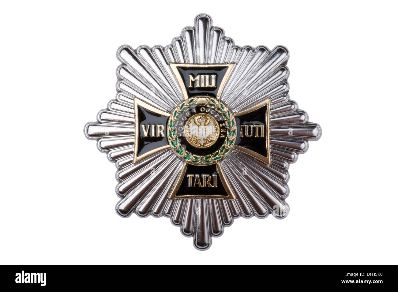 awards of the Russian Empire Star of the Order of the White Eagle Stock Photo