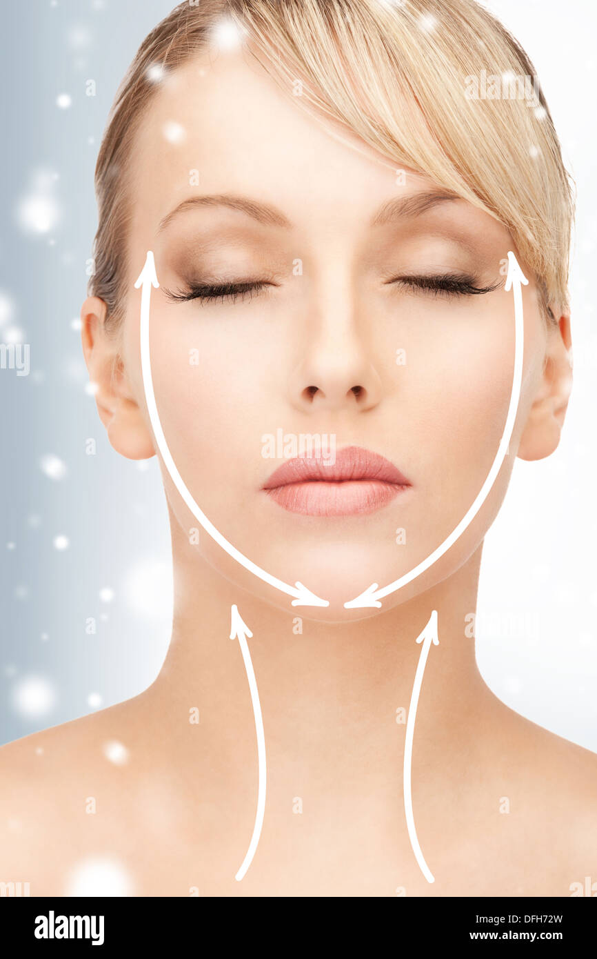 woman ready for cosmetic surgery Stock Photo - Alamy
