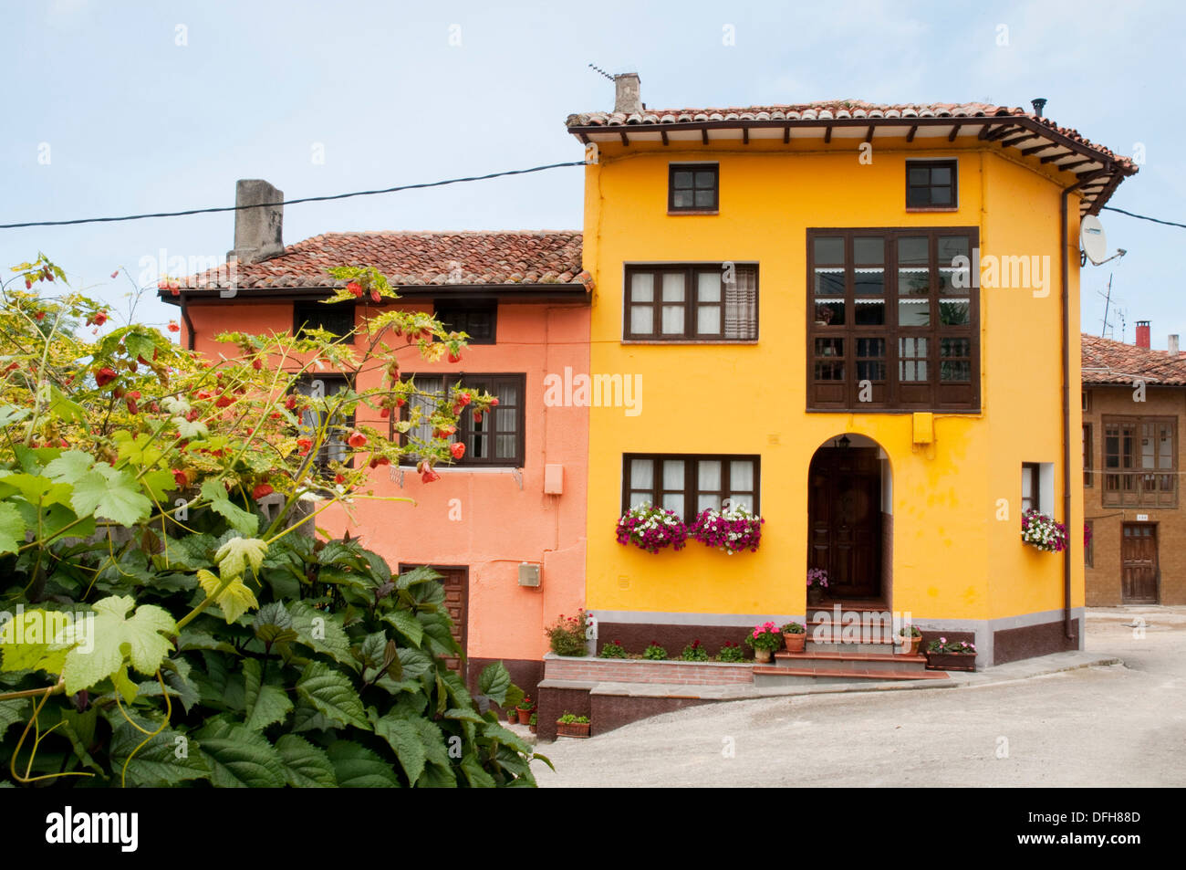 House. Porrúa, Asturias province, Spain Stock Photo - Alamy