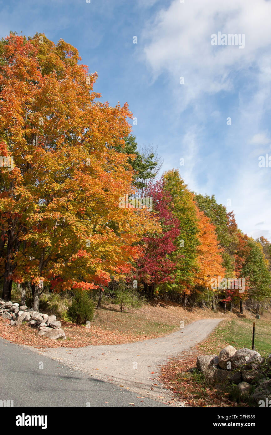 New england dirt roads hi-res stock photography and images - Alamy