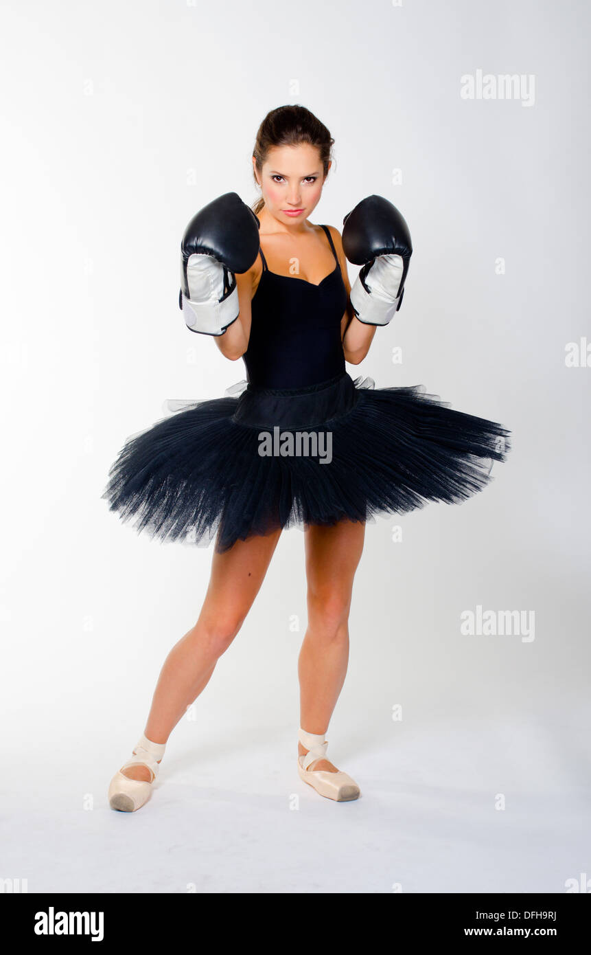 Ballerina boxer Stock Photo