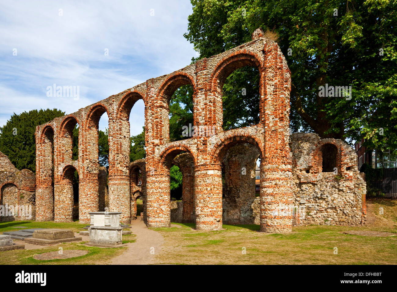 St. Botolph's Priory Colchester Essex UK Stock Photo