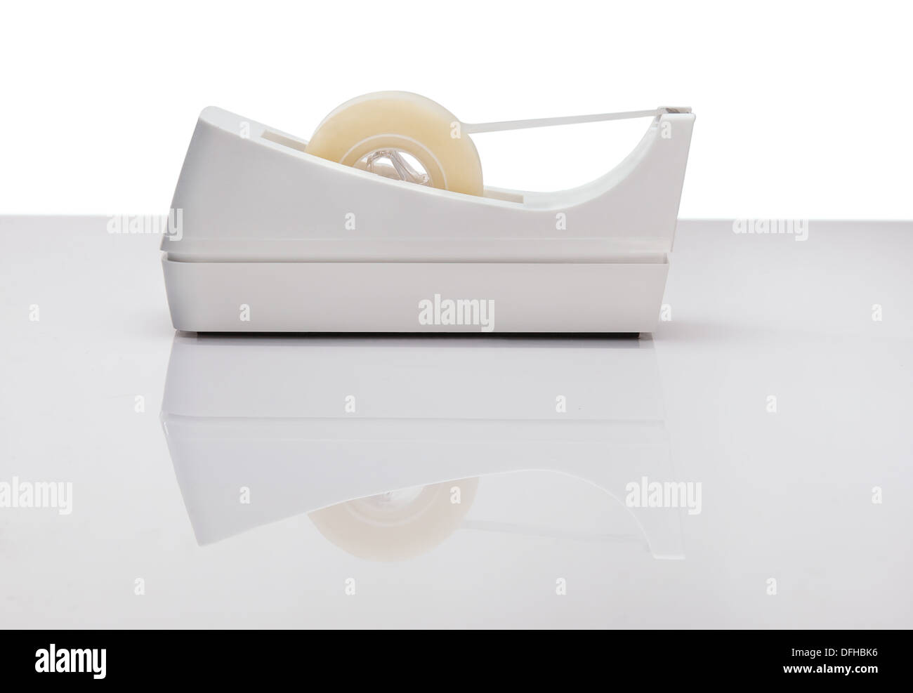 White tape dispenser for modern office Stock Photo Alamy