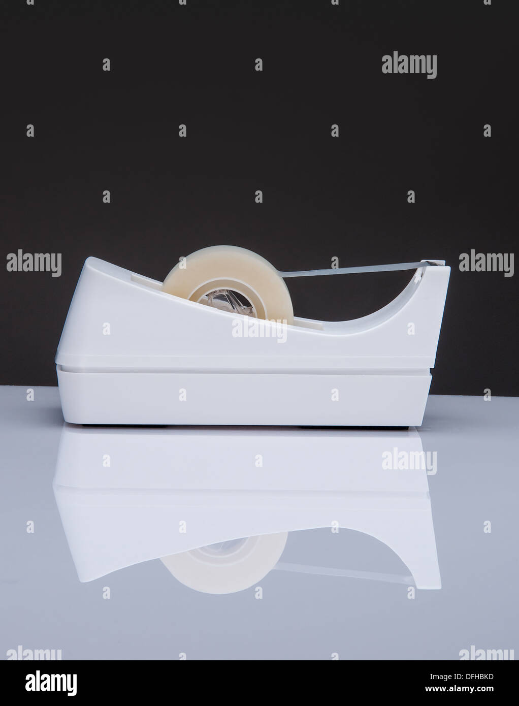 White tape dispenser for modern office Stock Photo Alamy