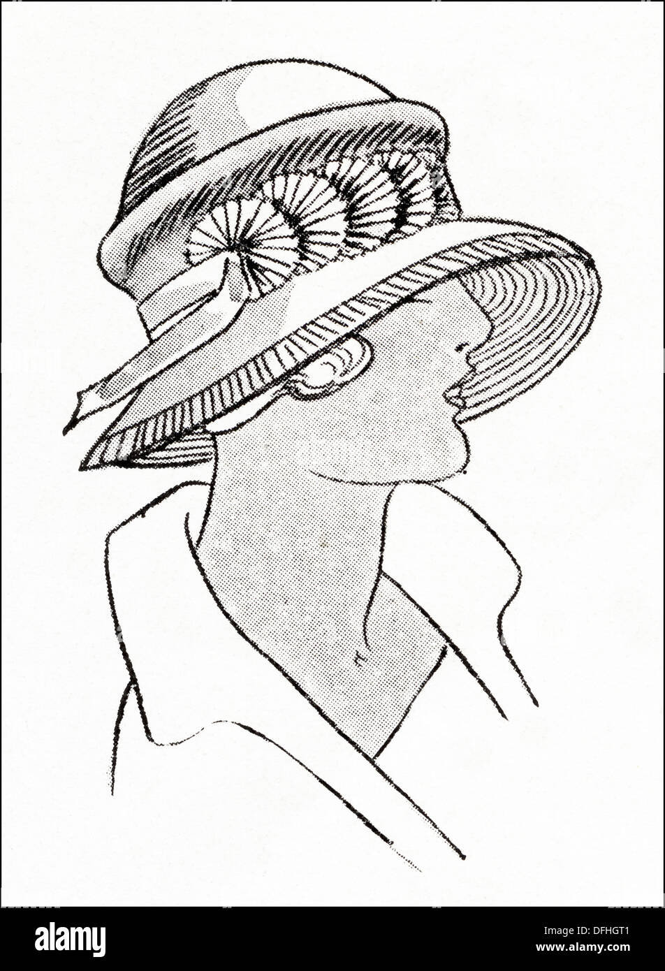Flapper fashion of the 1920s. Mail 