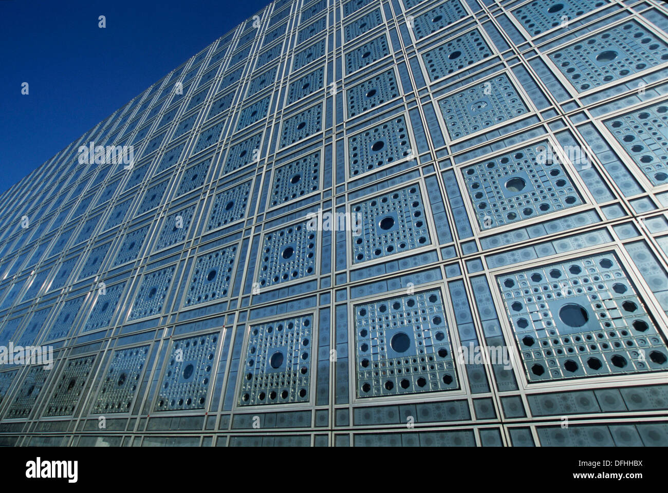 IMA, Institut du monde arabe, architect: Jean Nouvel, Paris, 5e arrondissement, Ile de France, France Stock Photo