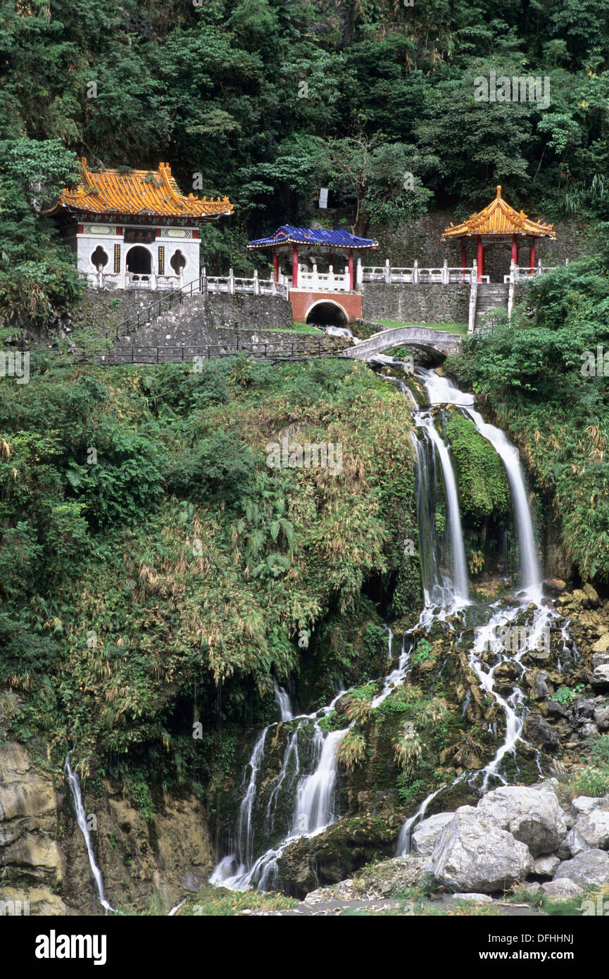 Eternal Spring Shrine, Taroko National Park, Hualien district on the