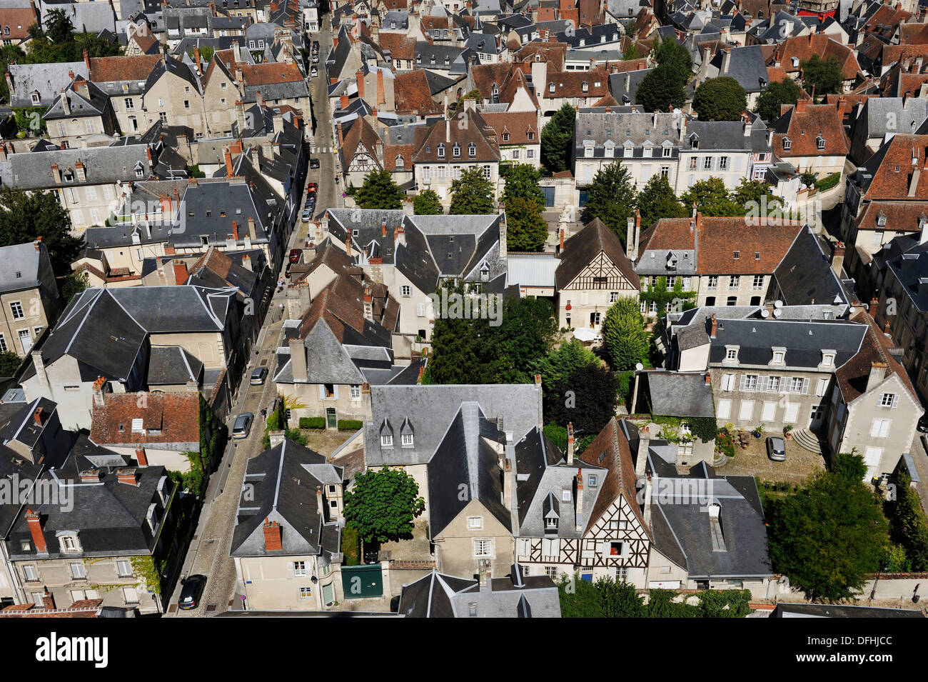 Bourges france aerial hi-res stock photography and images - Alamy