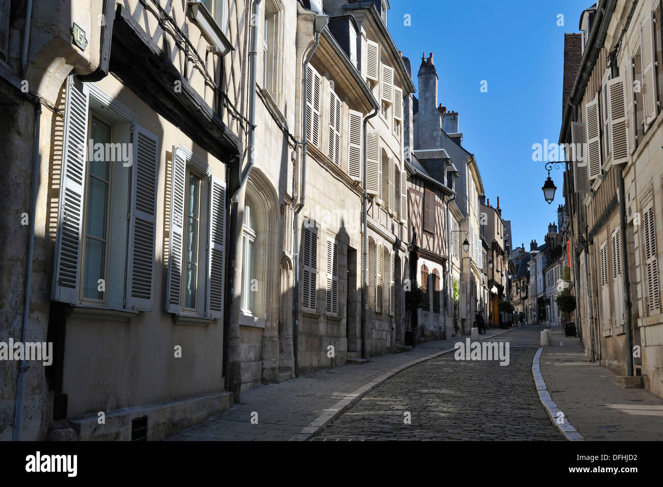 Bourbonnoux Street, Bourges, Cher Department, Berry Province, Region Of 