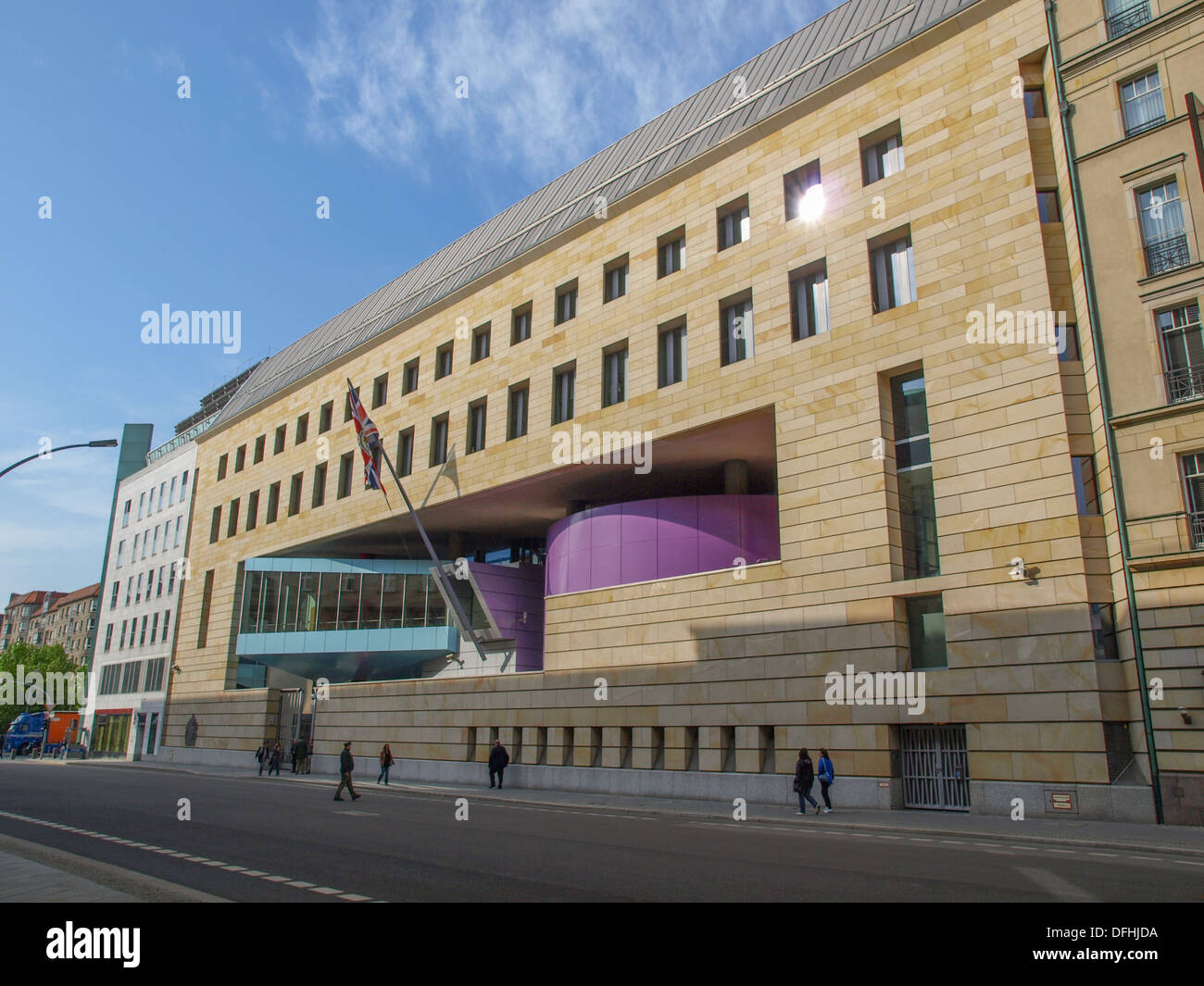 The British Embassy in Berlin by Sir James Stirling architect Stock Photo 61238614 Alamy