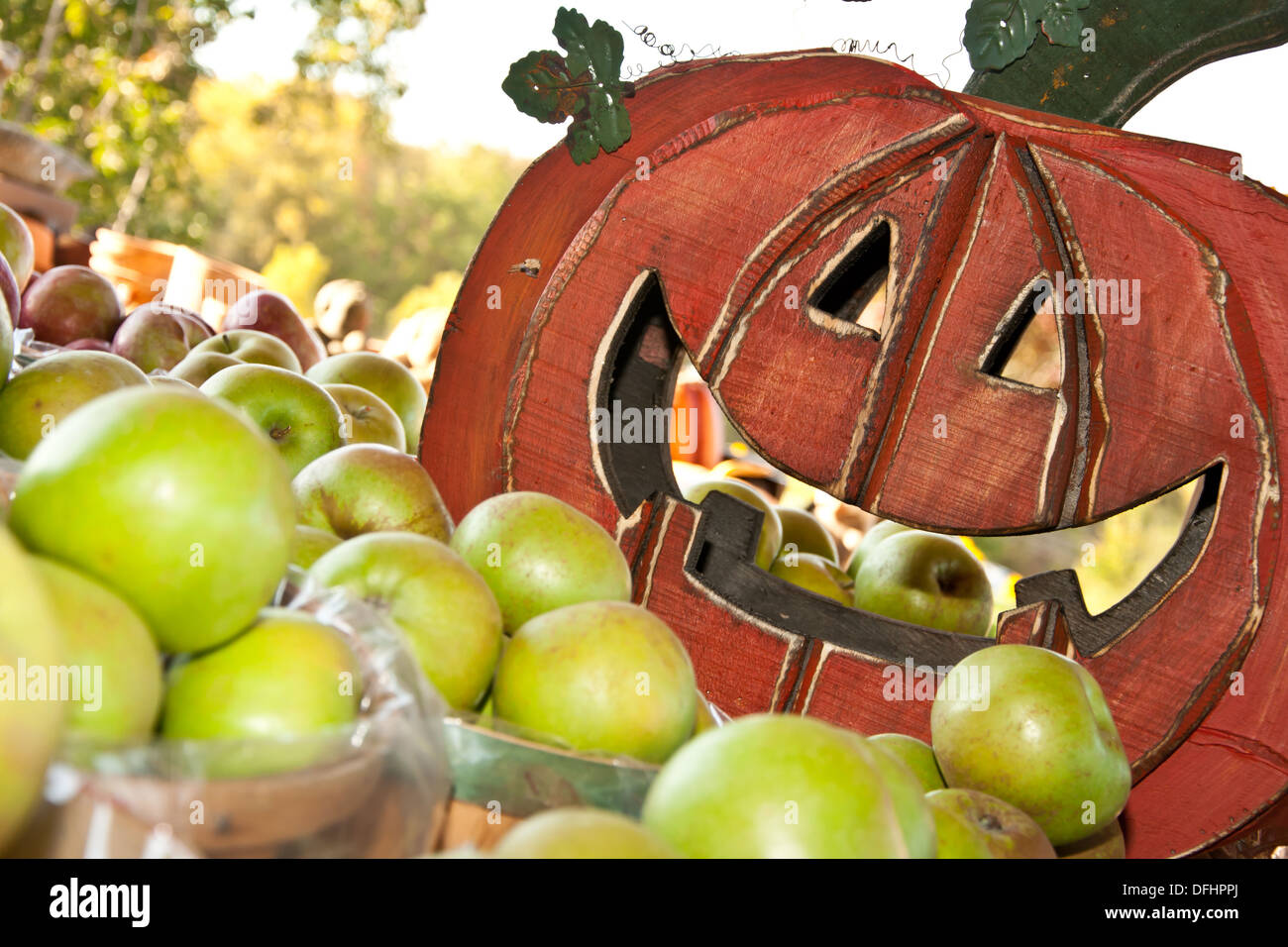 Smiling Pumpkin Stock Photo