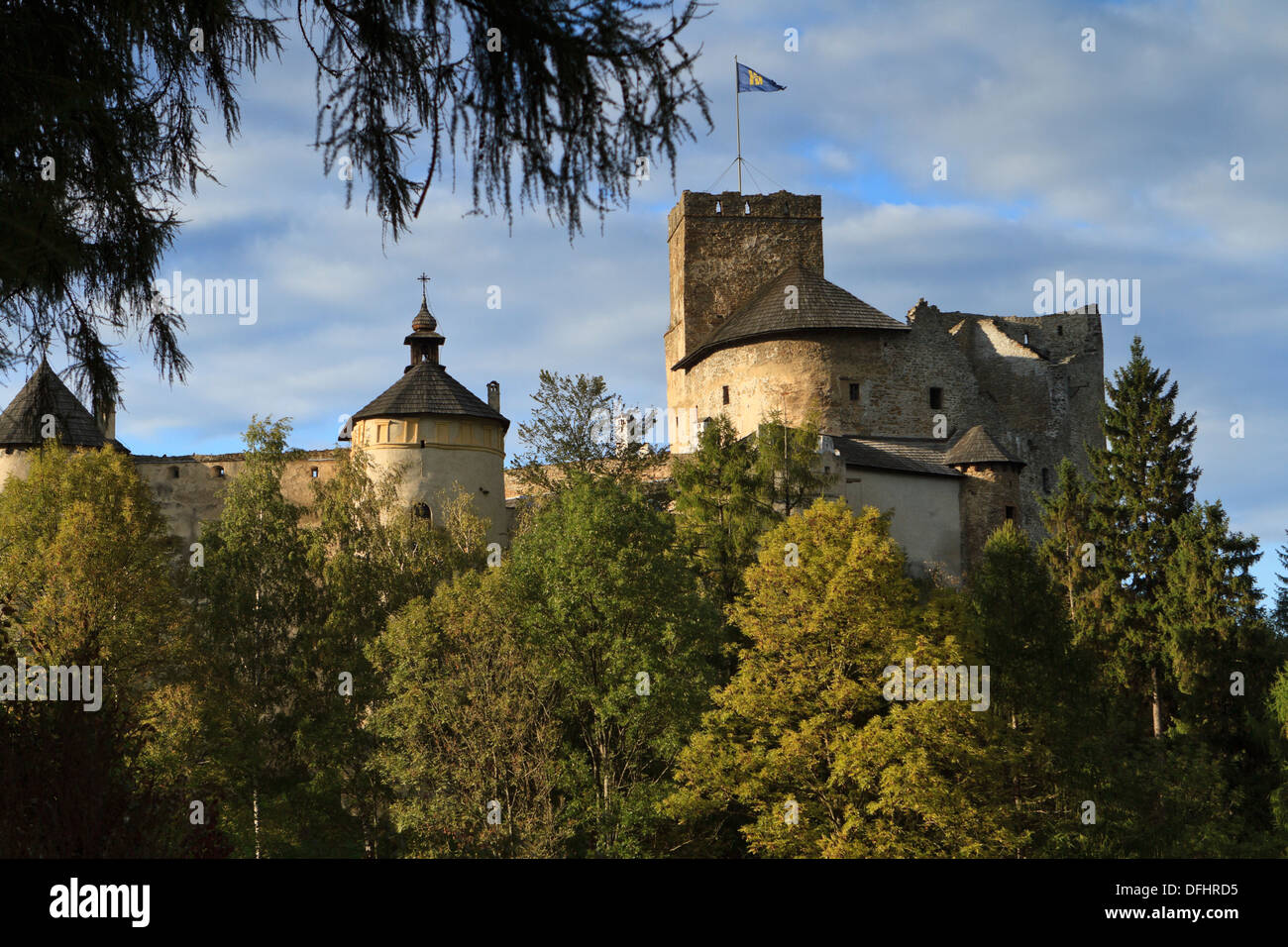Niedzica castle. Southern Poland. Stock Photo