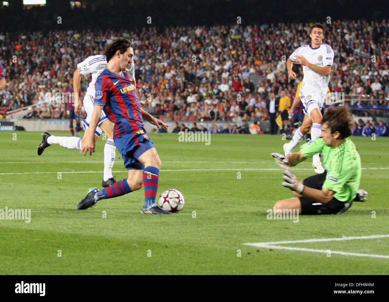 Barcelona, Camp Nou Stadium, 29/09/2009, UEFA Champions League, FC Barcelona vs. FC Dynamo Kyiv