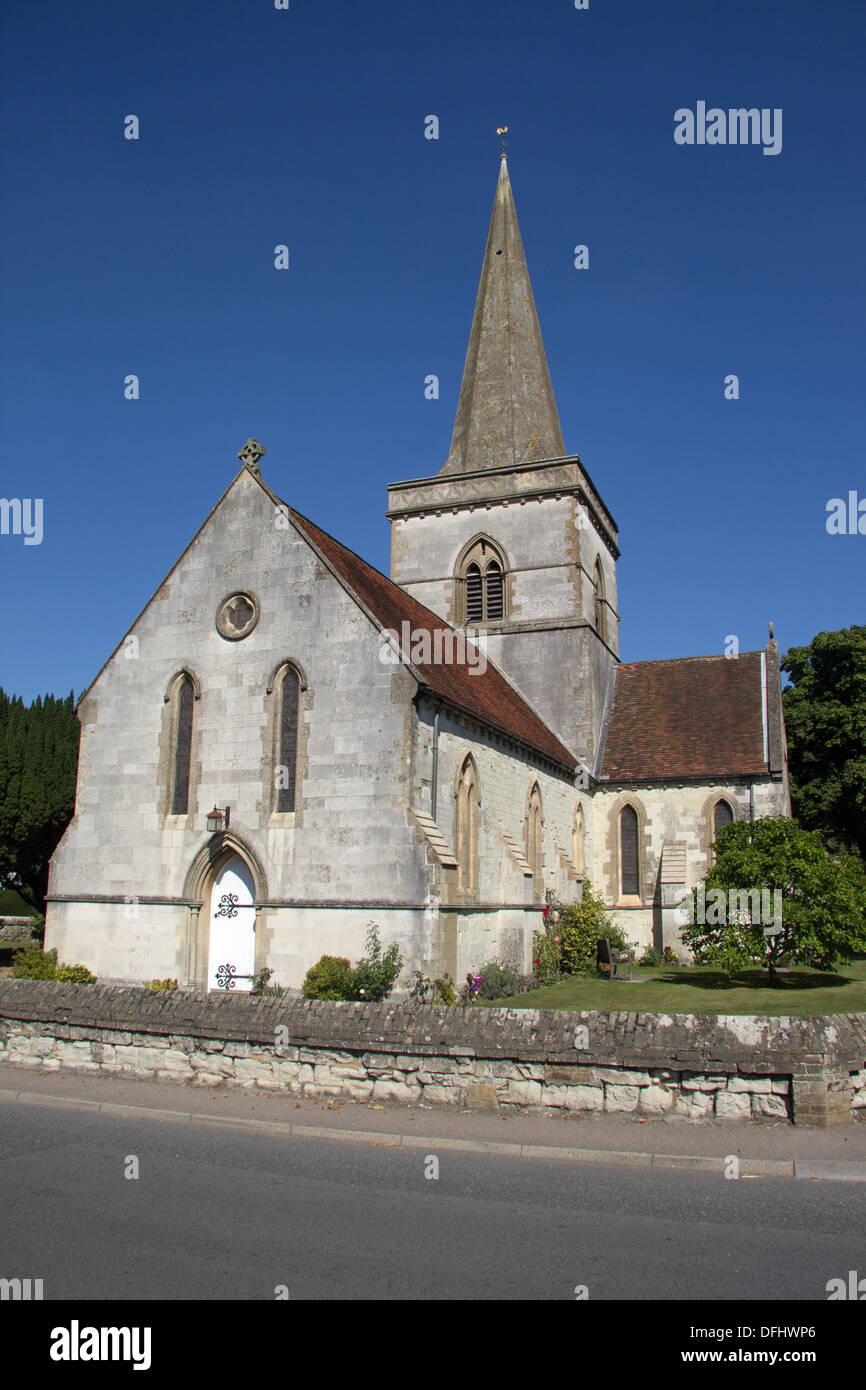 Christ Church Brockham Surrey England Stock Photo