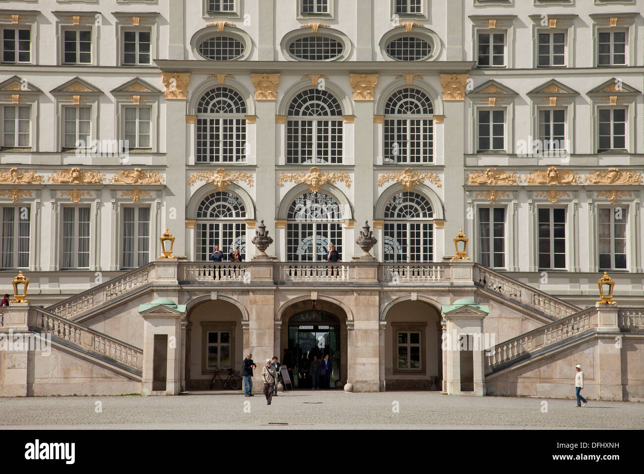 Nymphenburg Palace in Munich, Bavaria, Germany Stock Photo