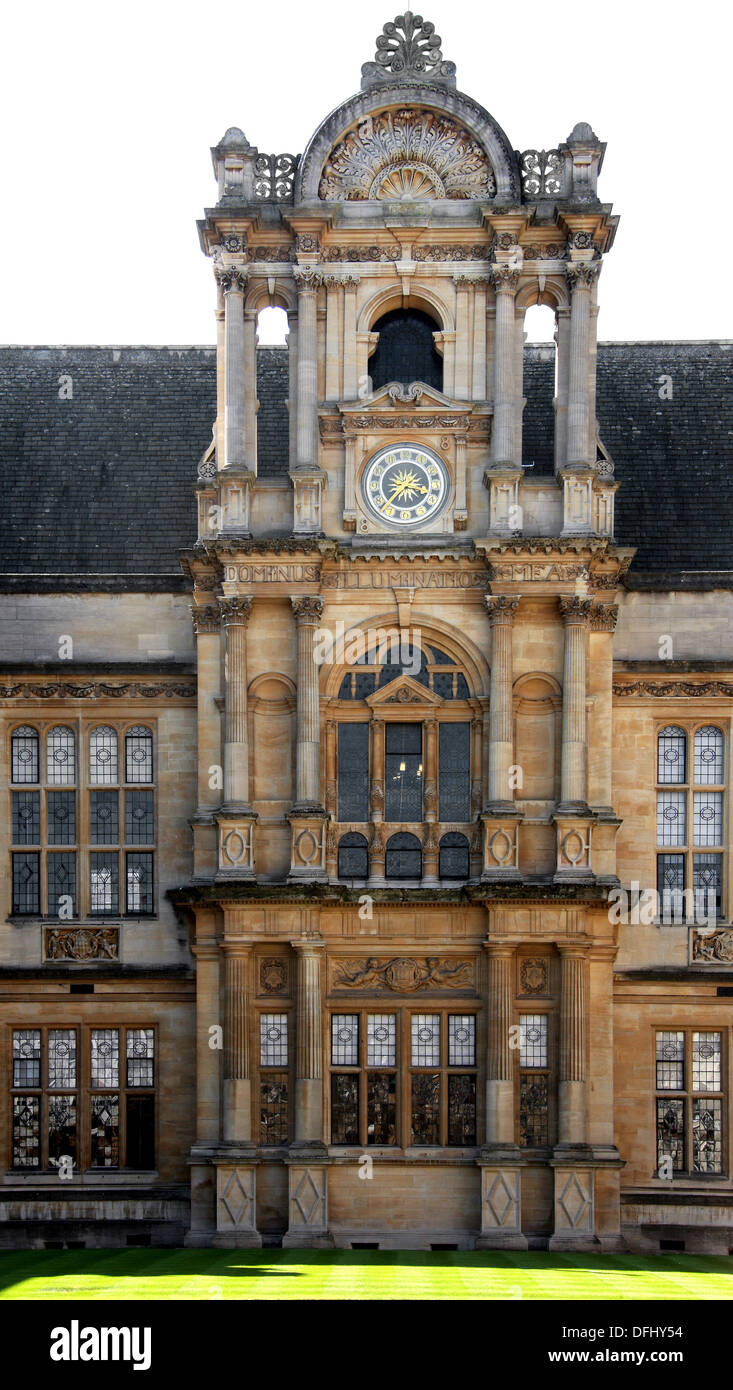 Oxford University Examination Schools and Clock Tower, Merton Street, Oxford, Oxfordshire, UK. Stock Photo