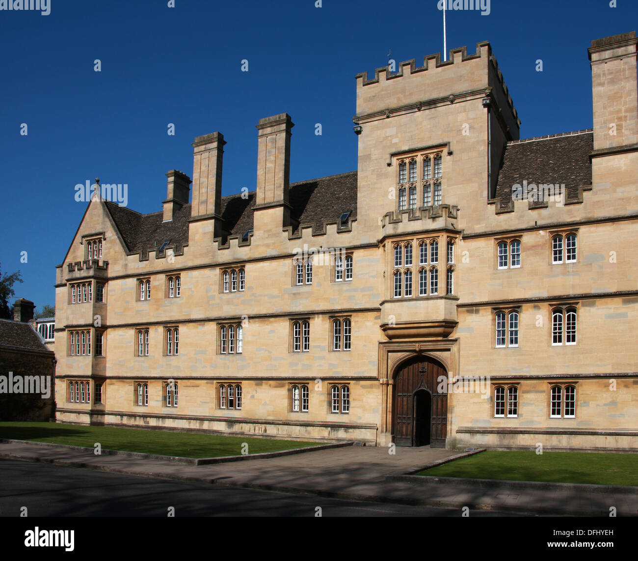 Wadham College, Oxford University, Oxford, Oxfordshire, UK Stock Photo