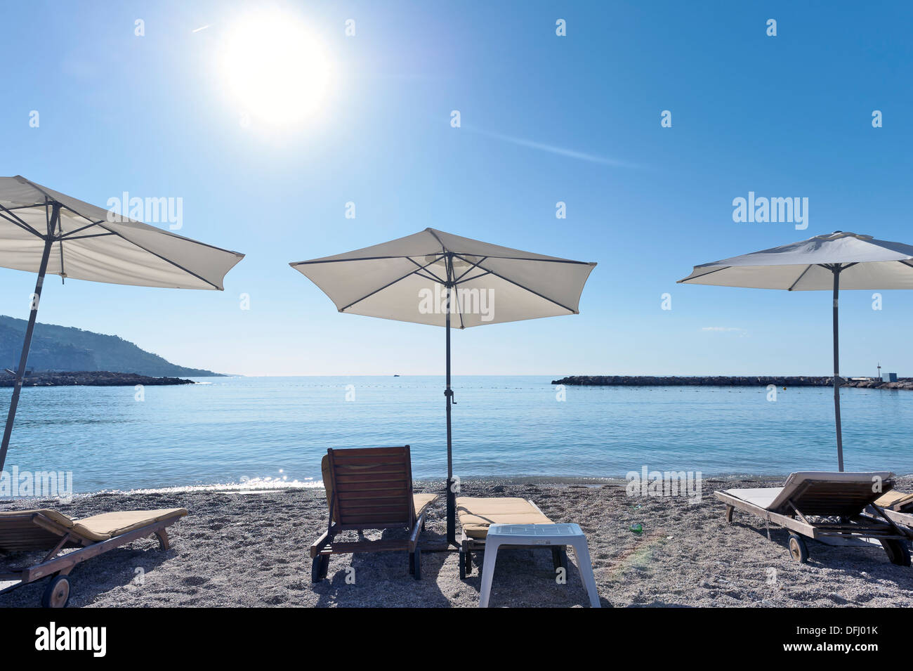 South Of France Beach Umbrella Stock Photos South Of