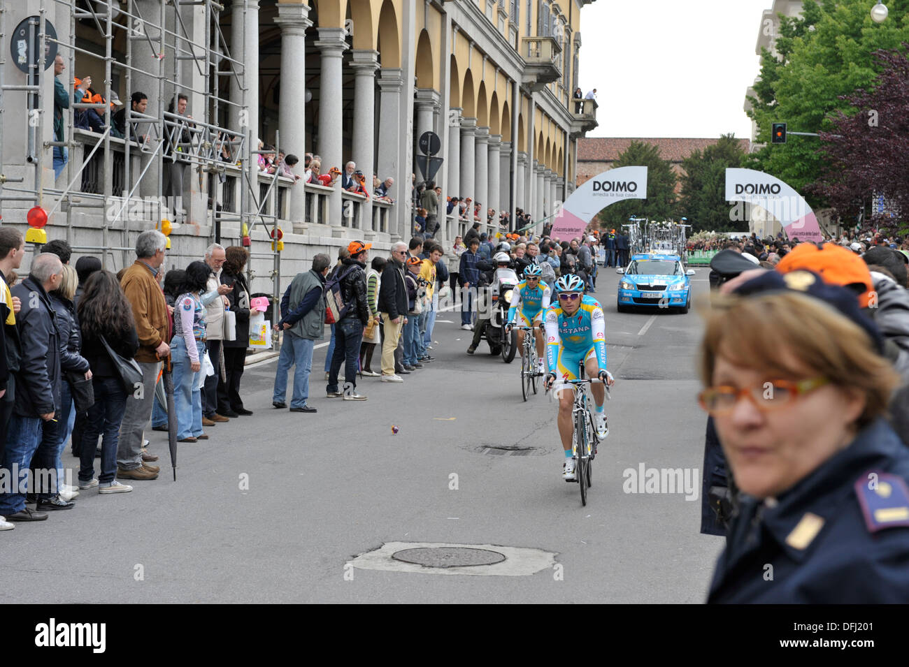 Giro d'Italia 2010 From Novara to Novi Ligure Stock Photo