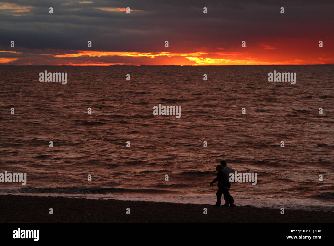 Weather Heacham West Norfolk Uk 04 10 13 Although Bad Stock Photo Alamy