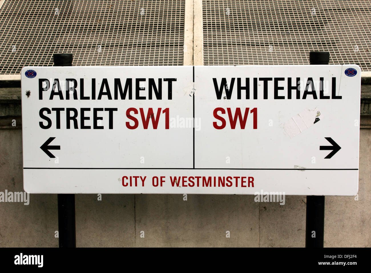 Street sign in Westminster London England UK Stock Photo