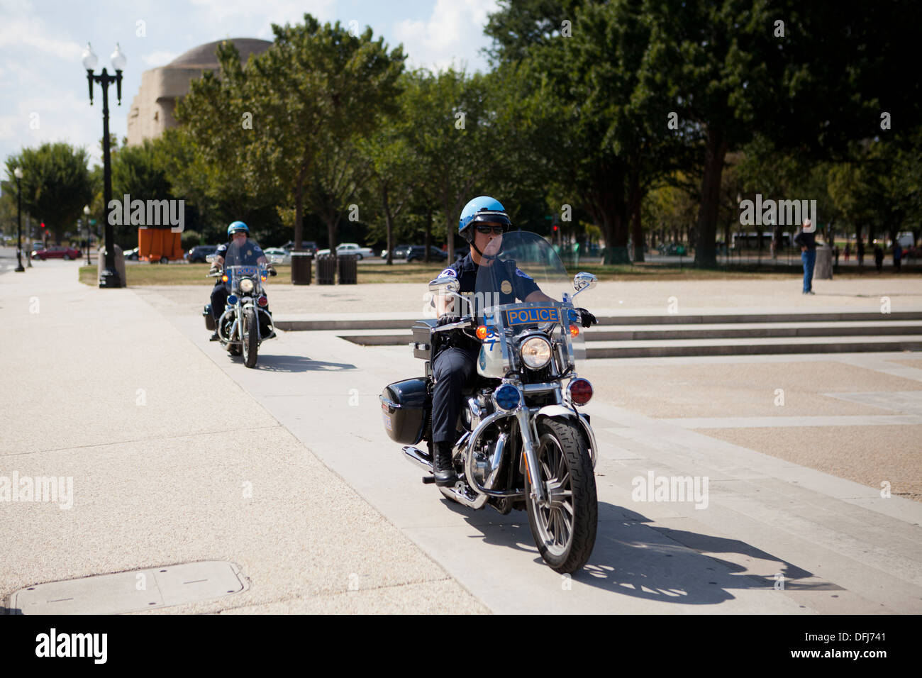 Police motorcycle american hi-res stock photography and