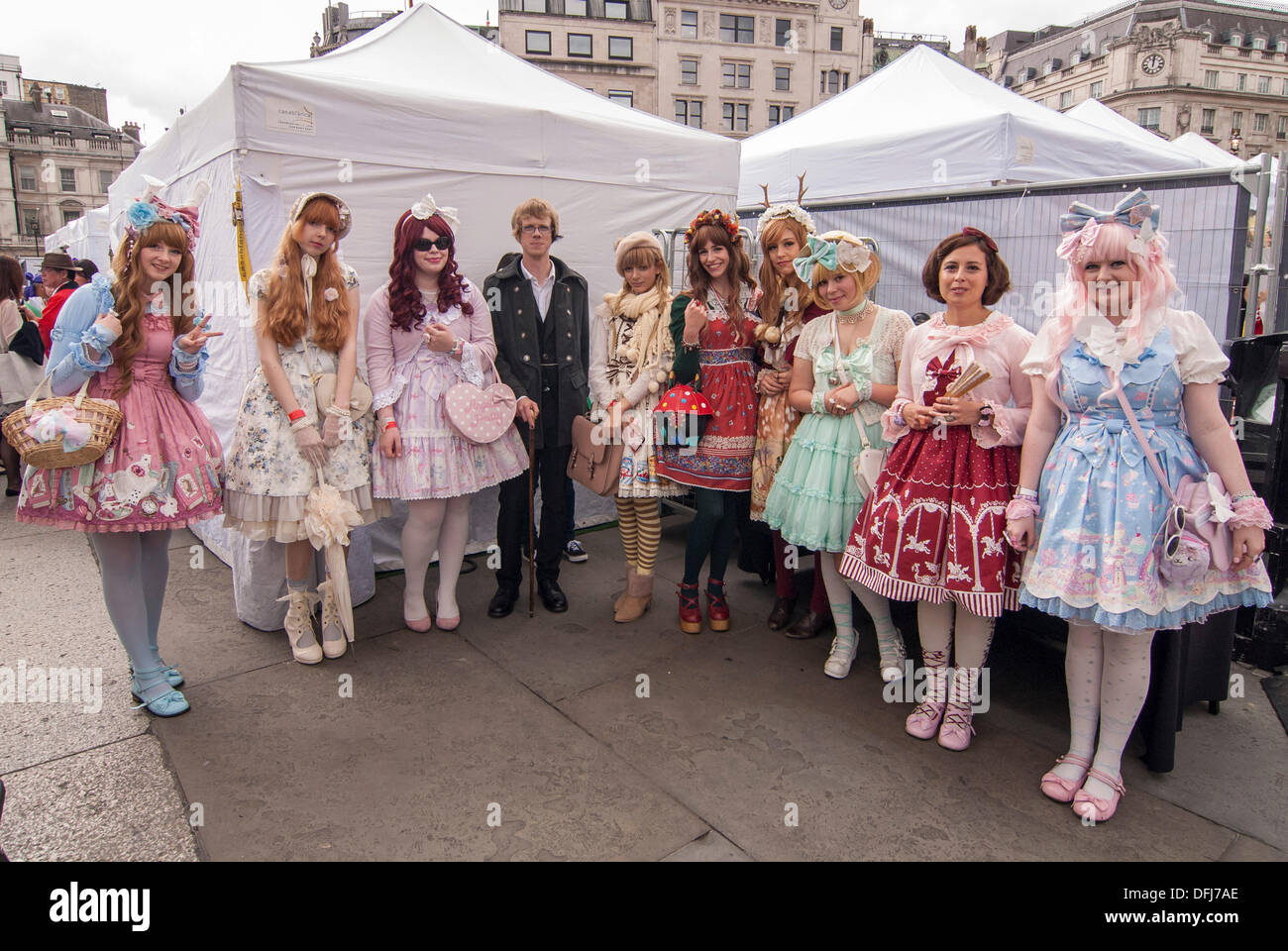 Trafalgar Square, London, UK. The fifth annual Japan Matsuri takes