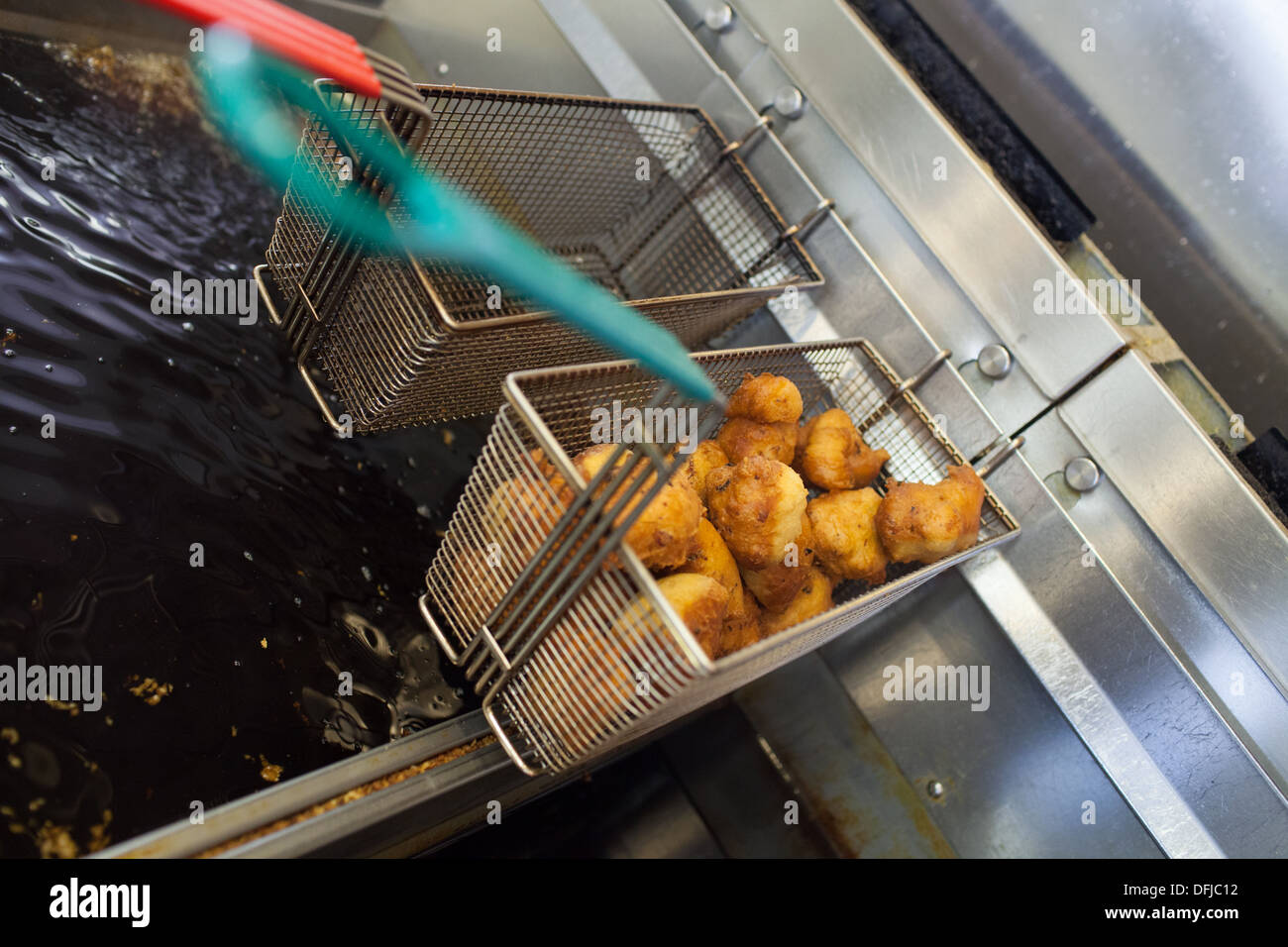 Deep fried seafood at Captain Scott's Lobster Dock in New London