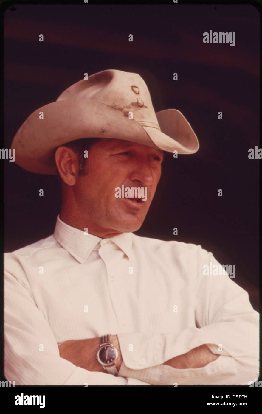 LES BEST, A SARPY BASIN RANCHER, WHOSE LAND COVERS RICH COAL SEAMS. HE