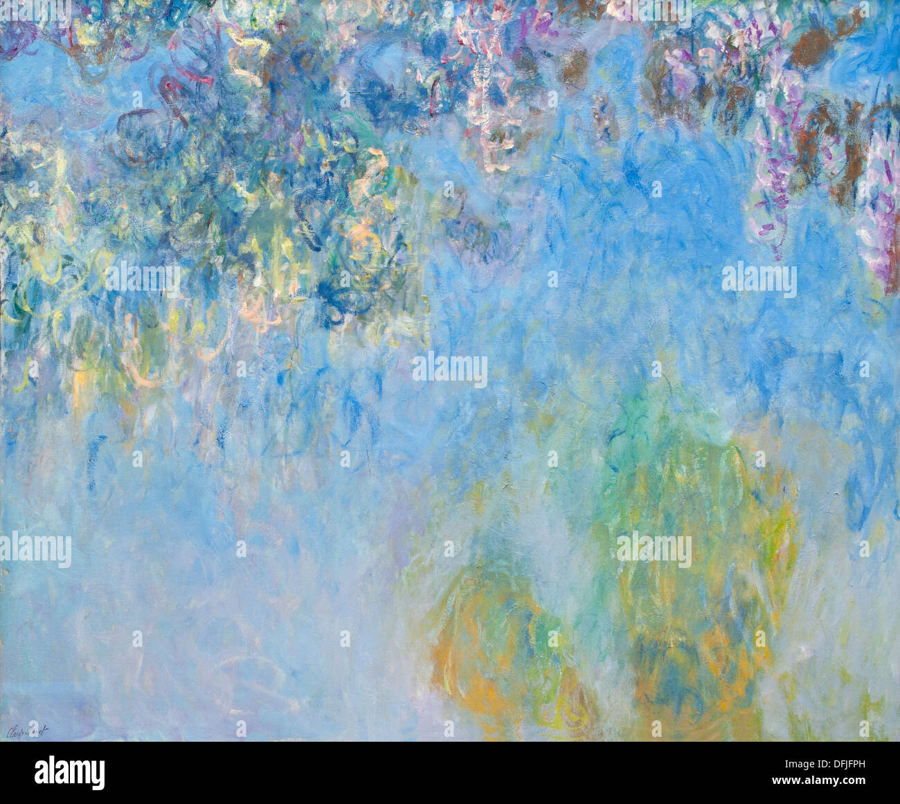 Wisteria Giverny 1925 Claude Monet 1840  1926 France French Stock Photo -  Alamy