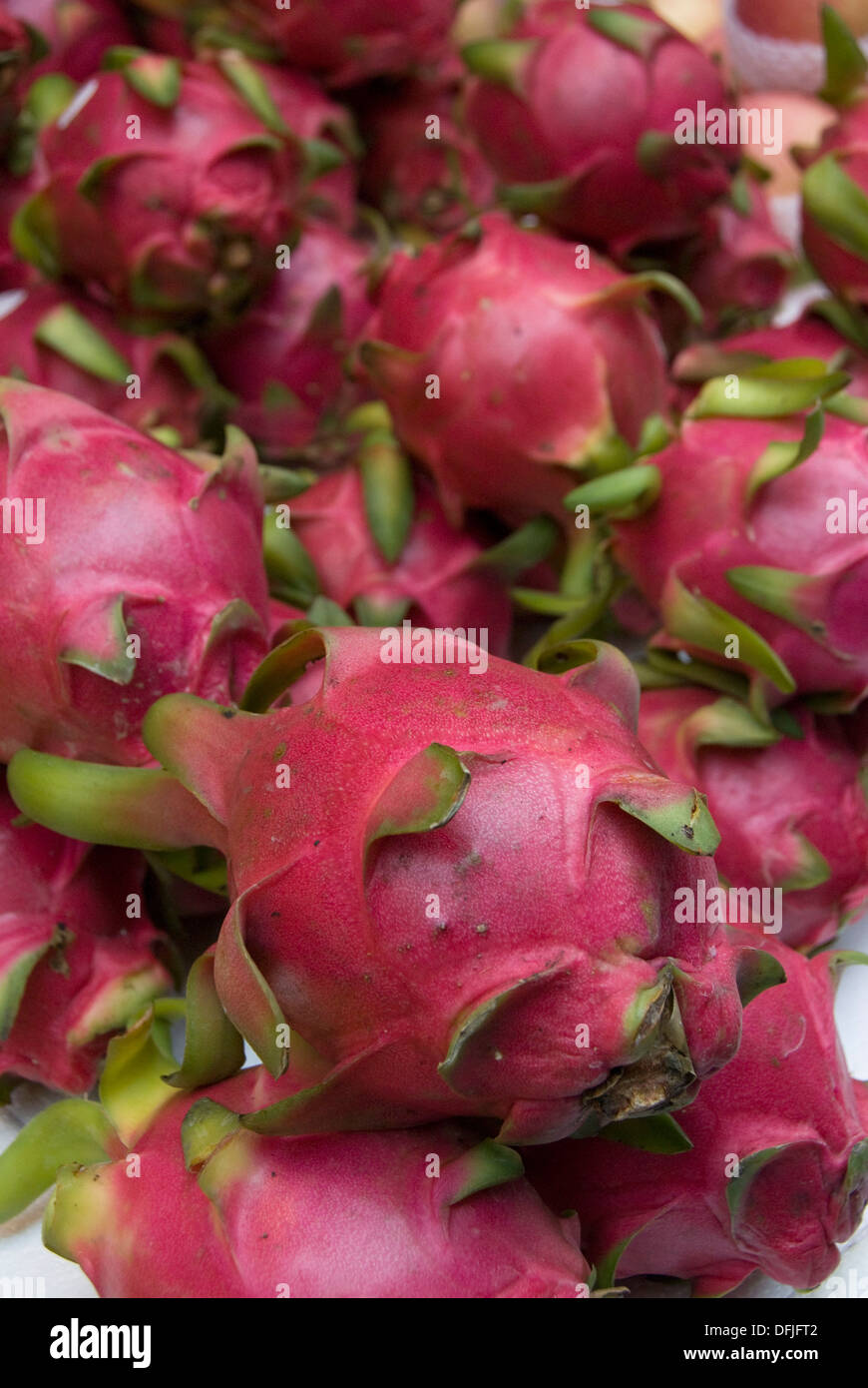 Dragon Fruit for sale, Mong Kok, Hong Kong, China Stock Photo Alamy