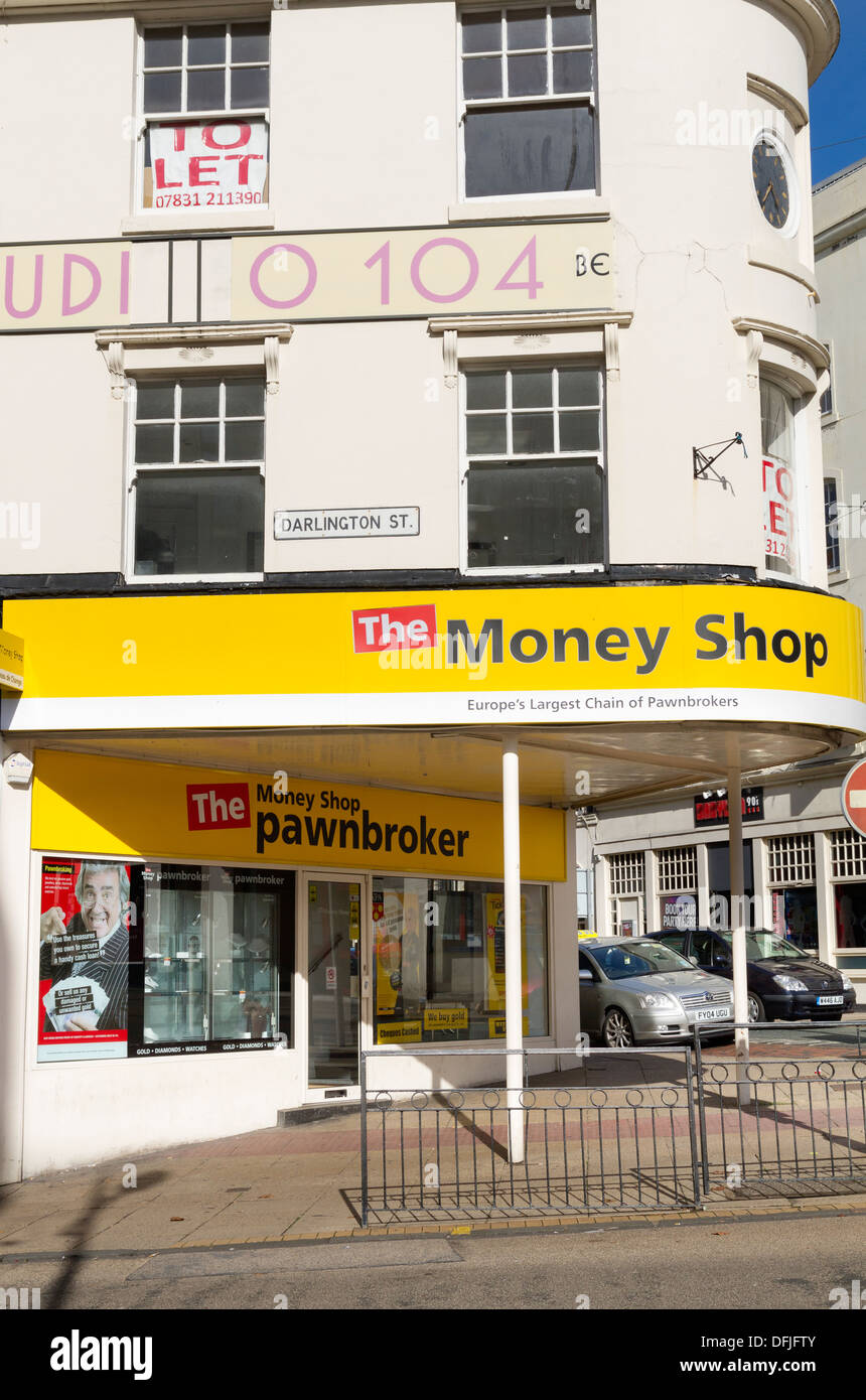 The Money shop pawnbroker in Wolverhampton Stock Photo