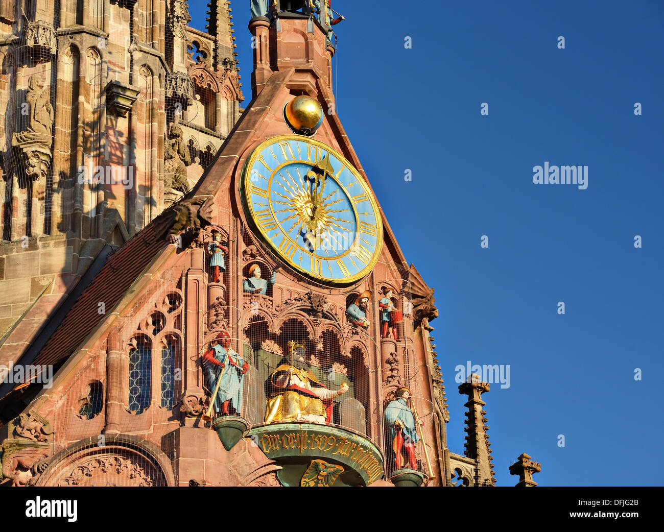 Frauenkirche in Nuremberg, Germany Stock Photo
