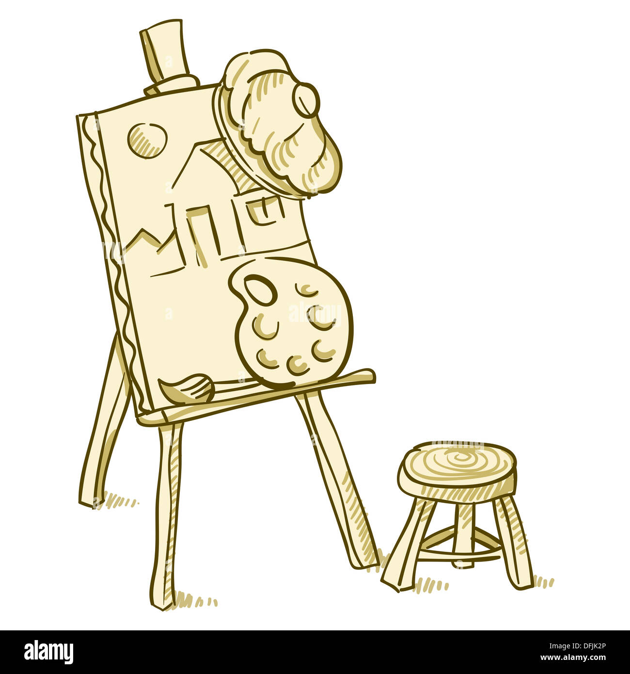 Art Board Illustration Stock Photo Alamy